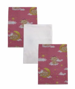 sweet dreams baby girl organic cotton flannel receiving blankets