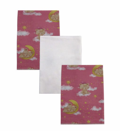 sweet dreams baby girl organic cotton flannel receiving blankets
