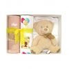 Teddy Bear Unisex Baby Organic Cotton Classic Gift Set