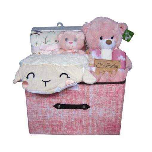 First Teddy Baby Girl Extra Large Hamper