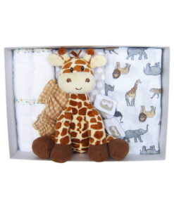 Giraffe Unisex Baby Shower Deluxe Gift Box