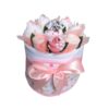 Flower Bouquet Baby Girl Small Nappy Cake