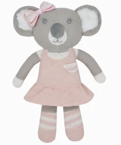 Chloe Koala Large Cotton Baby Soft Toy Rattle