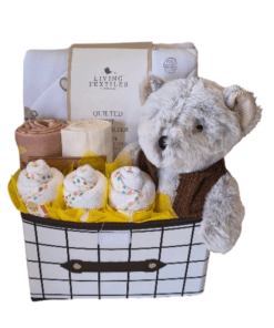 Teddy Bear Organic Baby Hamper